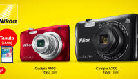Stiilselt saledate Nikon Coolpix A100 või A300 ostul kingituseks mälukaart