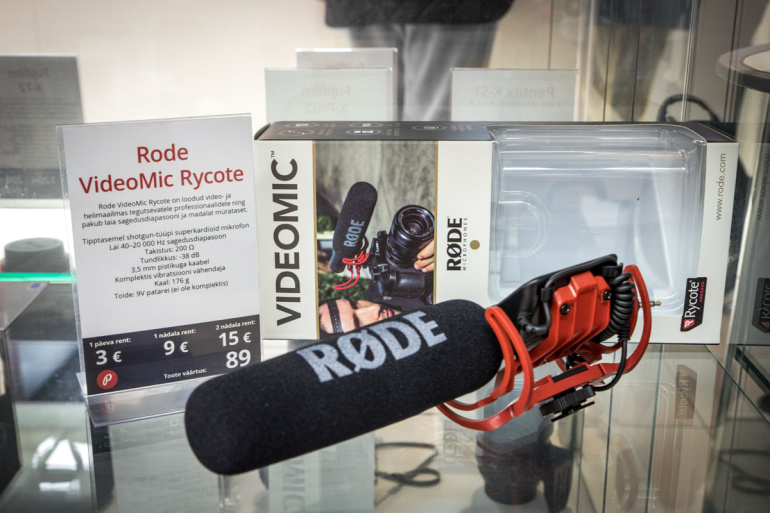 Nüüd rentimiseks saadaval: Rode mikrofon VideoMic Rycote