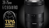 Tamron 28-75mm f/2.8 RXD objektiiv Sonyle noppis TIPA 2019 auhinna