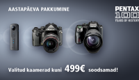 Valitud Pentax/Ricoh kaamerate hinnad alla kuni 499€