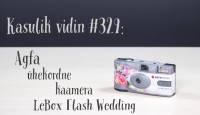 Kasulik vidin #329: Agfa ühekordne kaamera LeBox Flash Wedding