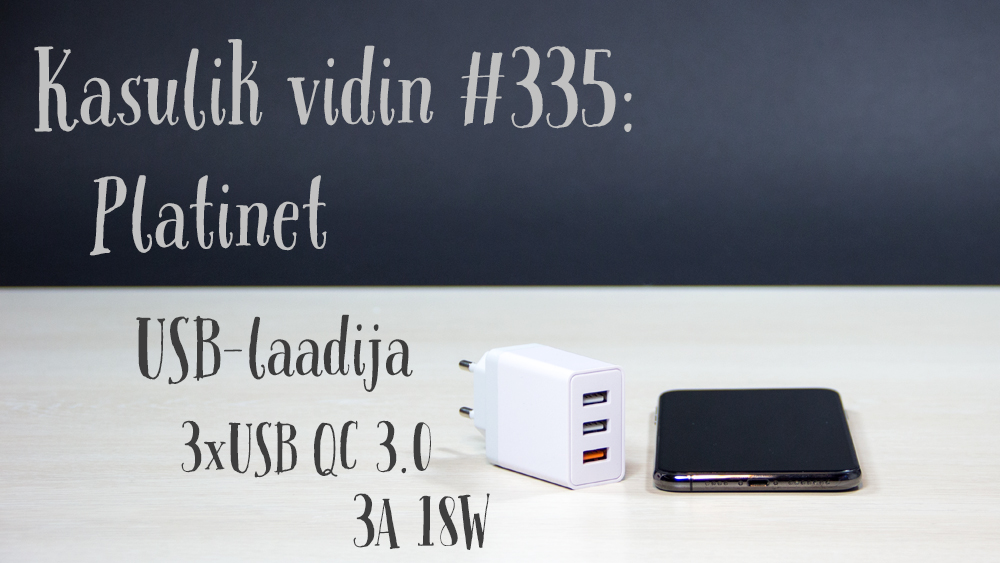 Platinet USB-laadija 3xUSB QC 3.0 3A 18W