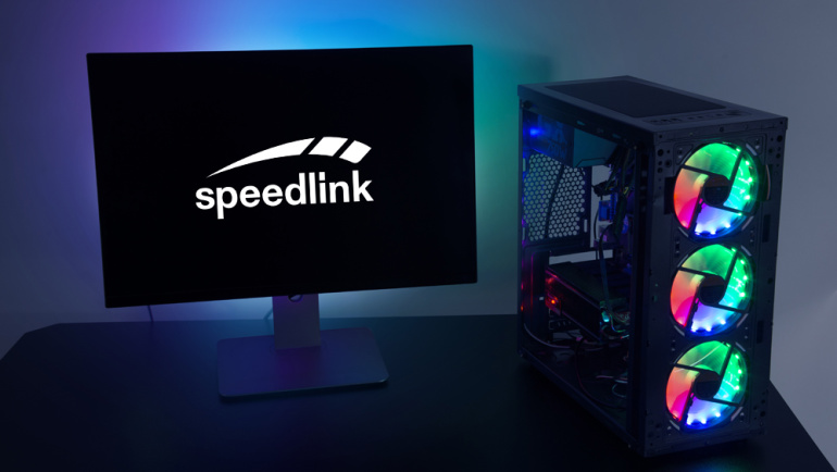 Speedlink MYX LED RGB valguslahendus monitorile ja arvutikorpusele