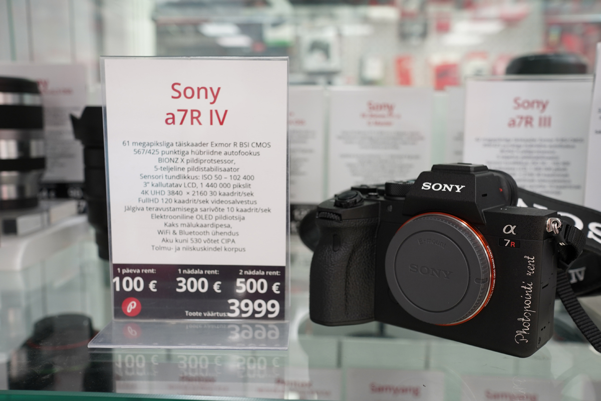 Sony a7r iv rent
