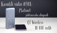 Kasulik vidin #341: Platinet juhtmevaba akupank 10000 mAh QI Wireless