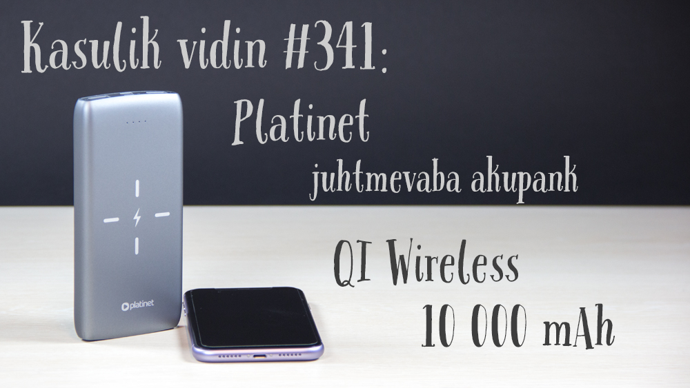 Platinet juhtmevaba akupank QI Wireless 10000mAh