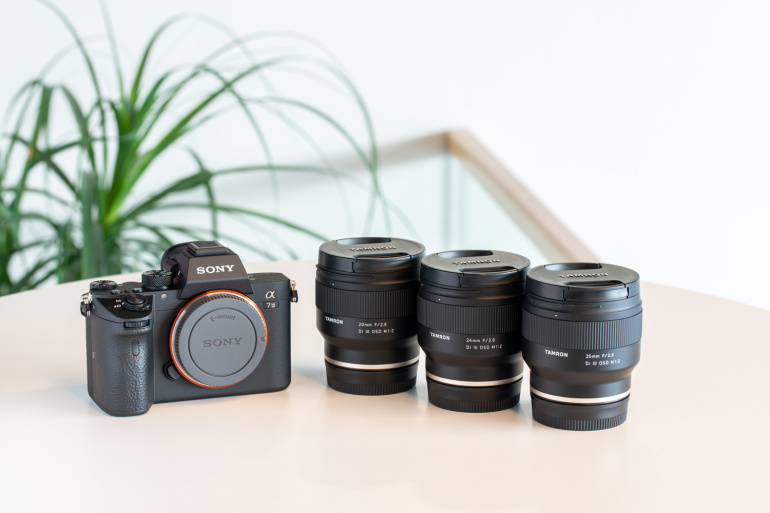 Rentimiseks saadaval: Tamron 20mm, 24mm ja 35mm f/2.8 fiksobjektiivid Sony hübriidkaameratele