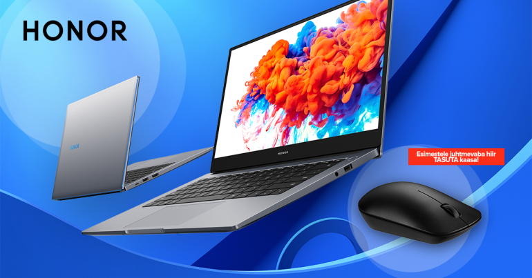 Huawei Honor MagicBook 14 sülearvuti ostul saad kingituse