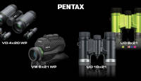 Värvilised Pentax UD-seeria binoklid, Pentax VD 3in1 binokkel ja Pentax VM monokkel on nüüd müügil