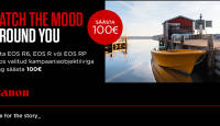 Osta Canon EOS R6, EOS R või EOS RP koos valitud RF-objektiiviga ja saad 100€ soodukat