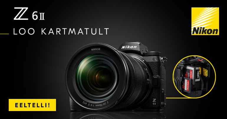 Nikon Z 6 II täiskaader hübriidkaamera toob kaks mälukaardipesa ja 4K/60p video