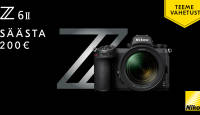 Too meile oma vana digikaamera ja saad uue Nikon Z 6 II 200€ soodsamalt kätte