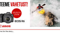 Too meile oma vana digikaamera ja saad Canon EOS R6 ostul 250€ soodustust