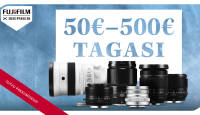 KUNI 17. JAANUAR: osta valitud Fujinon XF-objektiiv ja saad Fujifilmilt 50€-500€ tagasi