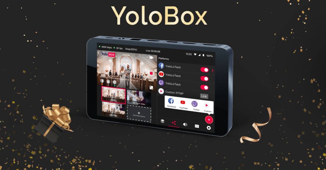 YoloLiv otseülekande seade YoloBox