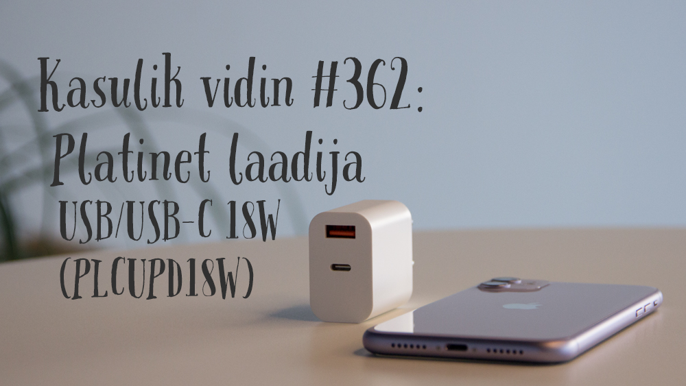 Platinet laadija USB/USB-C 18W (PLCUPD18W)