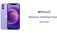 Uue violetse värvusega Apple iPhone 12 ja iPhone 12 mini on nüüd müügil