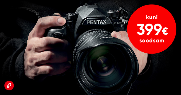 SUVEDIIL: Pentax peegelkaamerate lipulaeva K-1 II on 100€-399€ soodsam