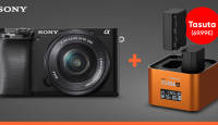 Sony a6100 hübriidkaamera ostul kingituseks multifunktsionaalne laadija