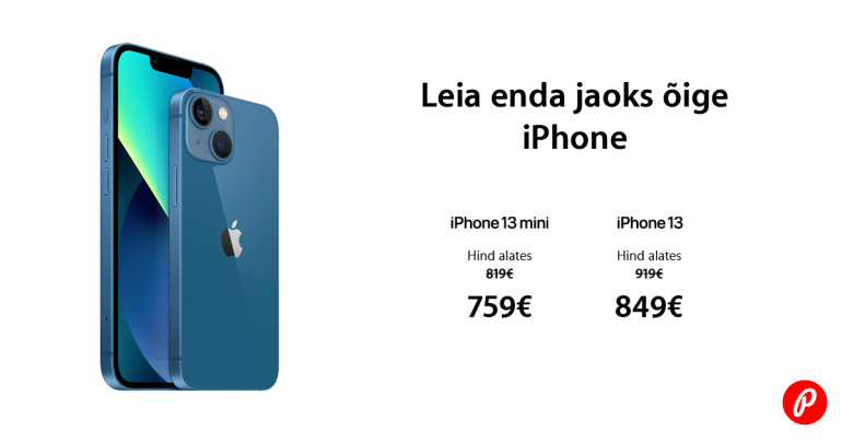 Võrratud Apple iPhone 13 ja iPhone 13 Mini on müügil suvise soodushinnaga