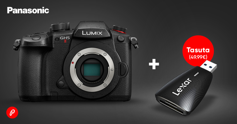 Panasonic Lumix GH5 II on 200€ soodsam + kaasa funktsionaalne kingitus