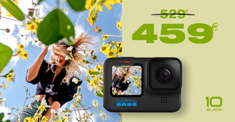 Seikluskaamerate kunn GoPro HERO10 Black on müügil kevadise soodushinnaga