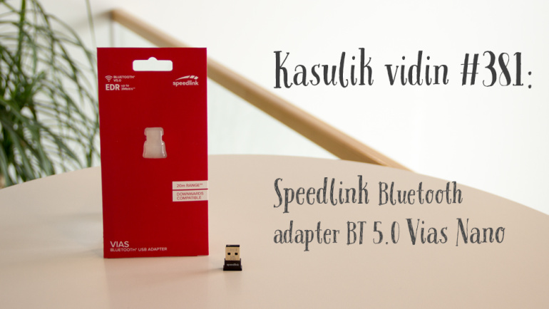 Kasulik vidin #381: Speedlink Bluetooth adapter BT 5.0 Vias Nano