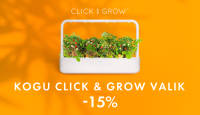 KUNI 31. AUGUST: Click and Grow tooted on 15% soodsamad