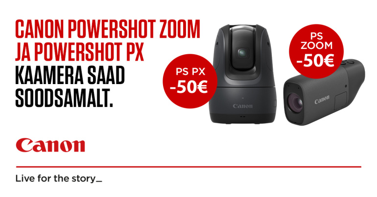 Canon PowerShot PX ja PowerShot Zoom on müügil super soodushinnaga