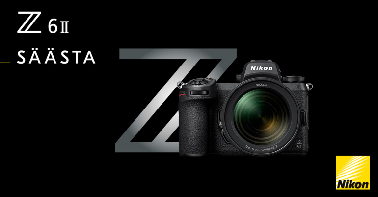 Võimekas Nikon Z 6 II täiskaader hübriidkaamera on 350-380€ soodsam