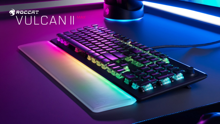 Roccati klaviatuuride lipulaev Vulcan sai uuenduse – Vulcan II Max