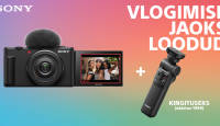 KUNI 15. JAANUAR: Sony ZV-1F vlogkaamera on -90€ ja ostul saad 199€ väärt kingituse