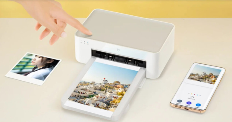 Xiaomi Photo Printer 1S on väike mobiilne fotoprinter