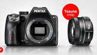 Pentax KF peegelkaamera ostul saad kingituseks valgusjõulise fiksobjektiivi