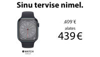Auhinnatud Apple Watch 8 nutikell on müügil kevadise soodushinnaga