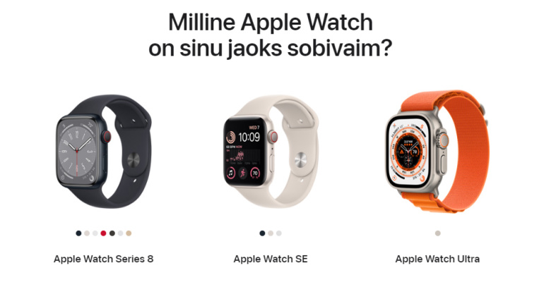 Milline Apple Watch sobib Sinu randmele – Series 8, SE või koguni Ultra?