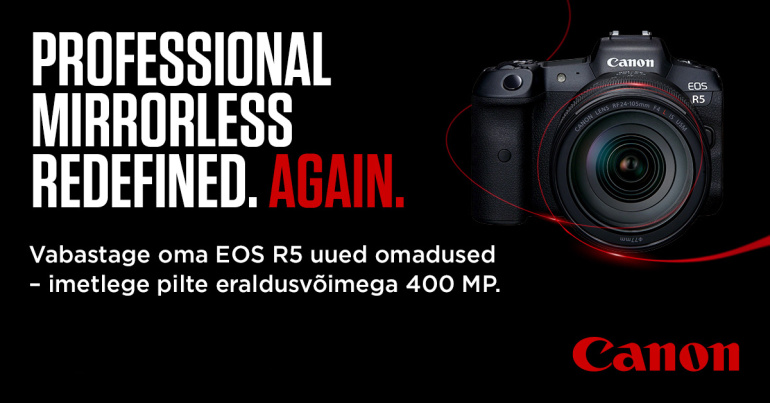 Tarkvarauuendus: Canon EOS R5 abil jäädvustad nüüd massiivseid 400MP pilte