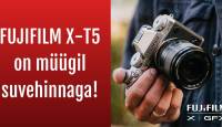Tipptehnoloogiast pungil olev Fujifilm X-T5 on suvise soodushinnaga