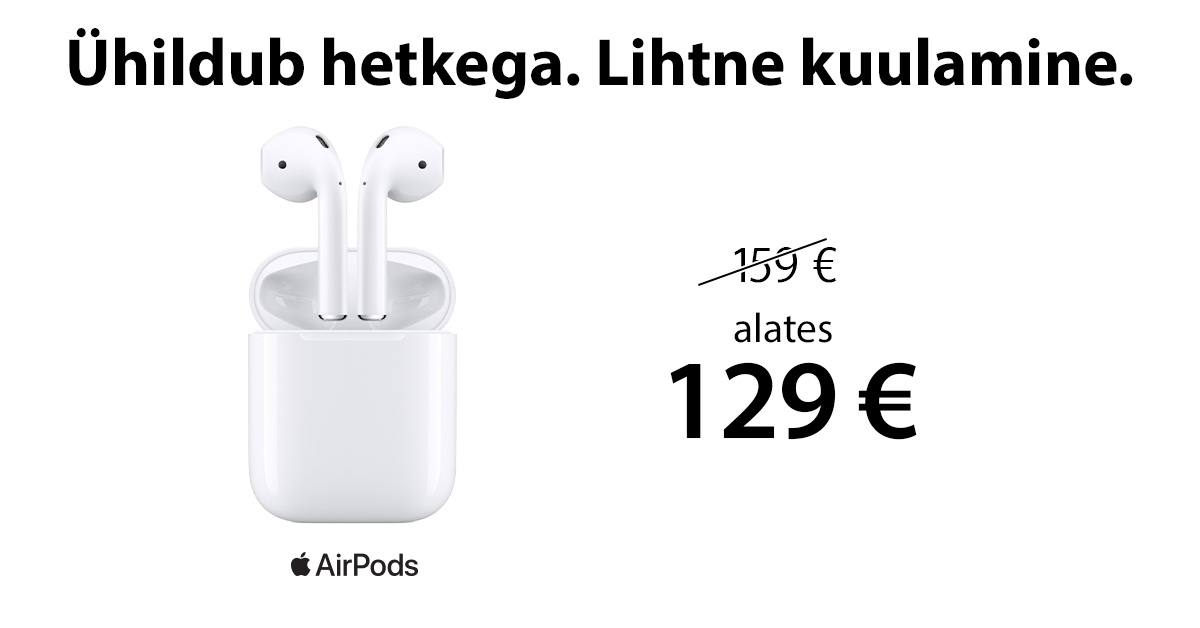 Apple AirPods soodushind