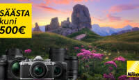 Valitud Nikon hübriidkaameratel ja objektiividel on hinnad all