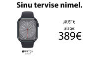 Auhinnatud Apple Watch 8 nutikell on müügil jõuluhinnaga
