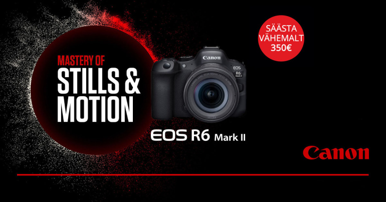 Canon EOS R6 Mark II ostul säästad praegu vähemalt 350€