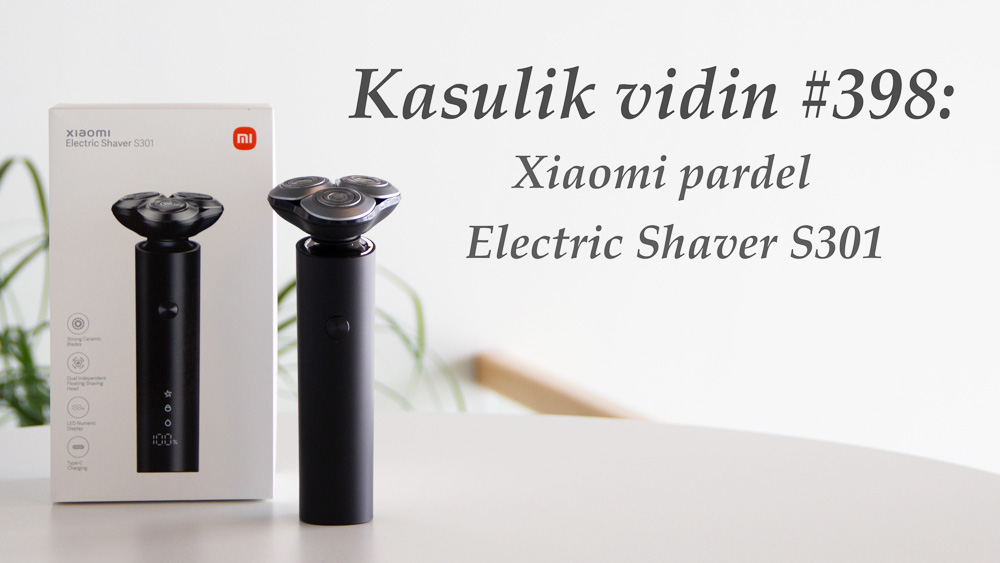 Xiaomi pardel Electric Shaver S301, must