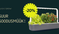 KINGIIDEE: aasta läbi rõõmu pakkuvad Click & Grow tooted on 20% soodsamad