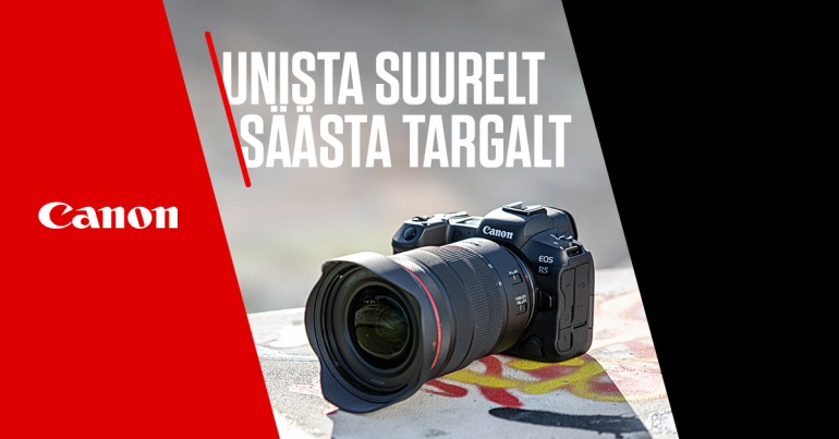 Populaarse Canon EOS R kaamera või RF objektiivi ostul säästad kuni 500€