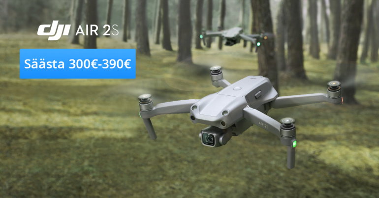 TALVEDIIL: kõik-ühes DJI Air 2s droon on lausa 300-390€ soodsam