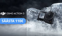 TALVEDIIL: DJI Osmo Action 3 seikluskaamera on 110€ soodsam
