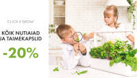 Aasta läbi rõõmu pakkuvad Click & Grow tooted on 20% soodsamad