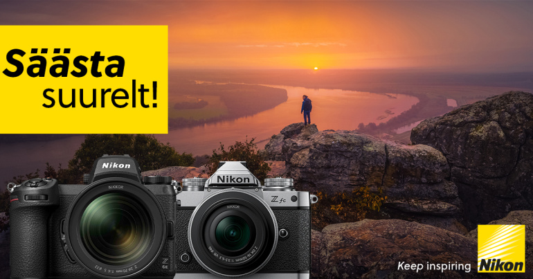 Valitud Nikon hübriidkaamera ostul säästad suurelt!