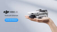 DJI Mini 4K on kasutajasõbralik droon, mille saad praegu kätte alates 239€ eest